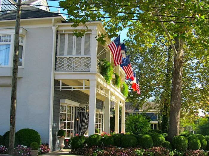 The main building of the Inn at Little Washington, Washington, Virginia, USA