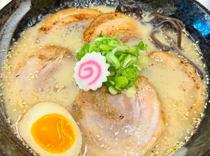 A close-up of a delicious bowl of ramen.