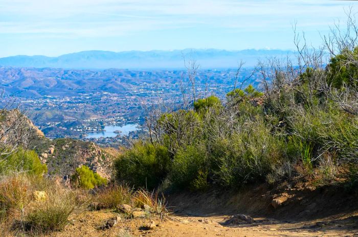 Views from the hike to the summit of Sandstone Mountain, the highest peak in the Santa Monica Mountain Range.