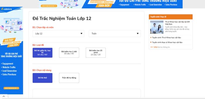 Hình ảnh Tracnghiem.net 2