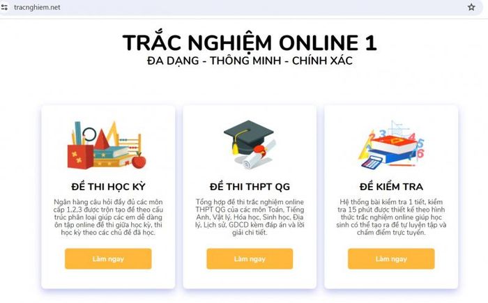 Hình ảnh Tracnghiem.net 1