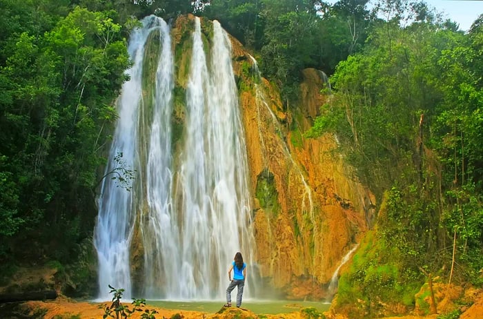 El Limon waterfall, Dominican Republic