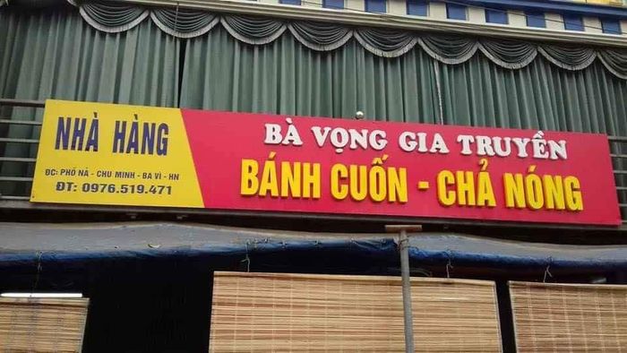 Hình ảnh Bánh cuốn Bà Vọng 2