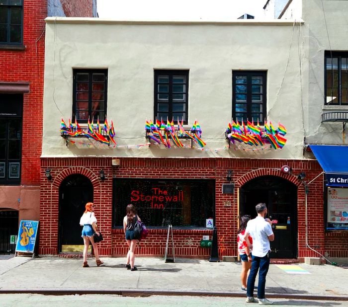 The exterior of The Stonewall Inn