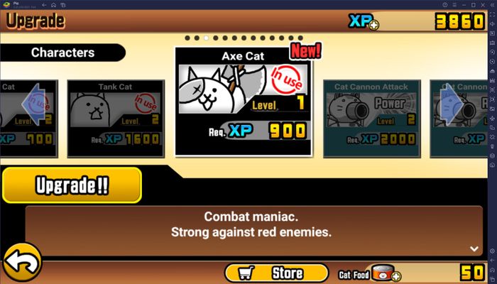 Khám phá trò chơi thú vị The Battle Cats trên máy tính với BlueStacks