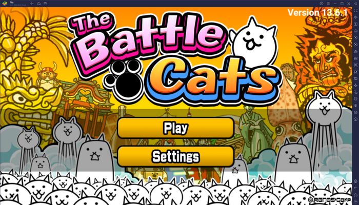 Khám phá trò chơi thú vị The Battle Cats trên máy tính với BlueStacks