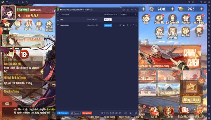 Hướng dẫn sử dụng tính năng BlueStacks khi chơi 3Q Triệu Hoán Sư trên máy tính