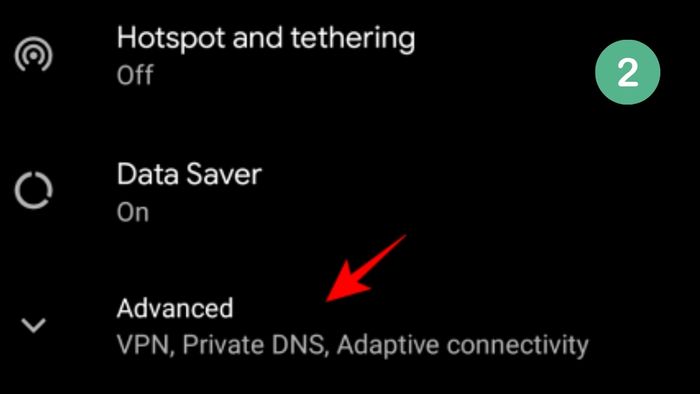 Hướng dẫn ngắt kết nối VPN trên Android - Bước 2