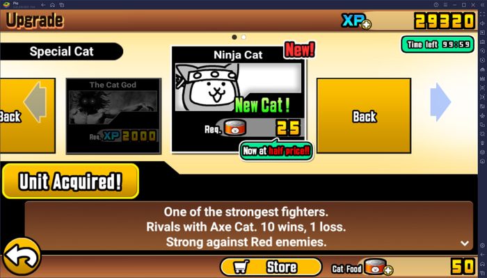 Hướng dẫn dành cho game thủ mới tham gia The Battle Cats trên PC thông qua BlueStacks