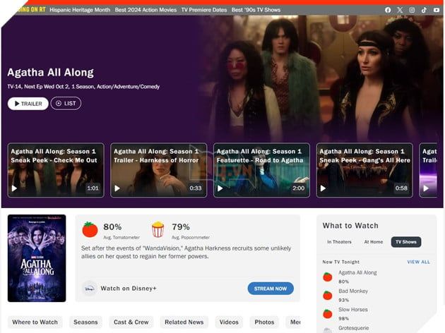 Agatha All Along Đang Nhận Được Nhiều Tình Cảm Từ Khán Giả Trên Rotten Tomatoes Sau Hai Tập Khởi Đầu 2