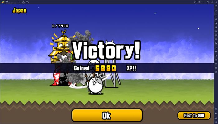 Hướng dẫn dành cho những tân binh khi tham gia The Battle Cats trên PC với BlueStacks