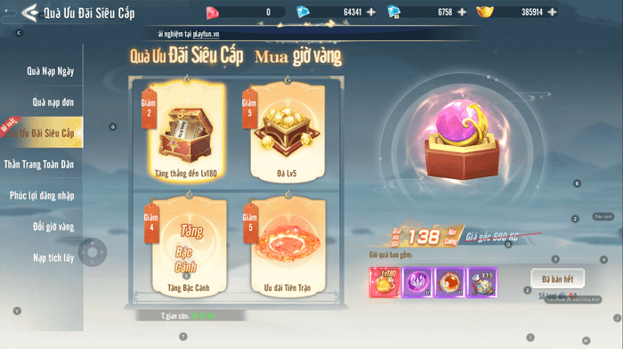 Hướng dẫn cho người mới bắt đầu trong Thục Sơn Thiên Hạ Chiến: Tập trung cày cấp và lập kế hoạch chi tiêu hợp lý