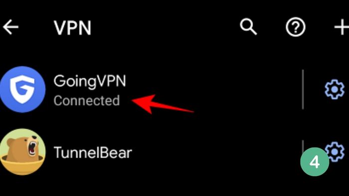 Hướng dẫn ngắt kết nối VPN trên Android - Bước 4