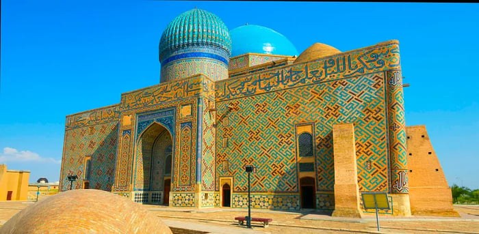 The Mausoleum of Khoja Ahmed Yasawi, Turkestan, Kazakhstan