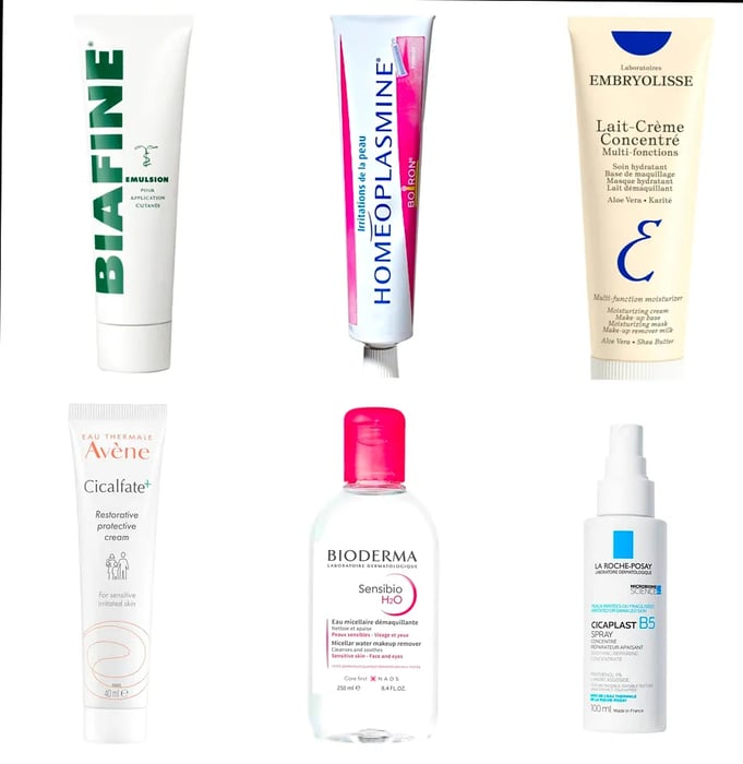 French skincare offerings