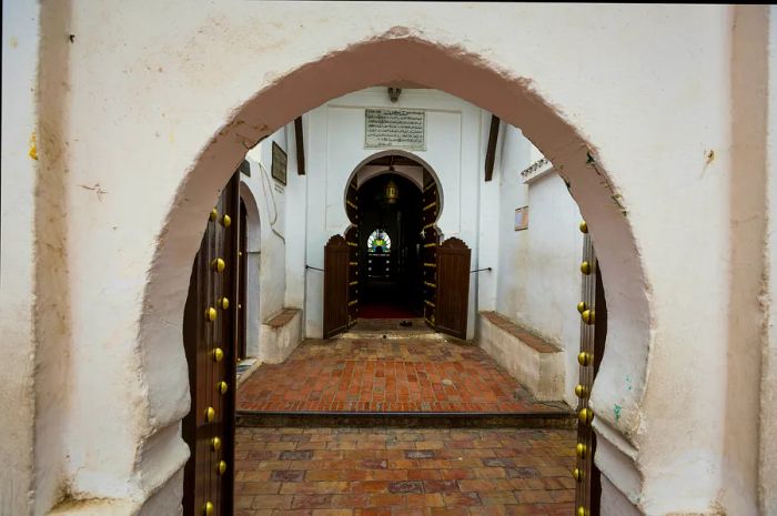 The entrance to the Great Mosque in Tlemcen, Algeria