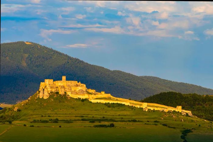 A panoramic view of Spiš Castle, Slovakia