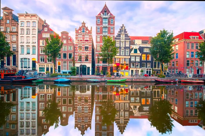 Herengracht Canal located in Amsterdam