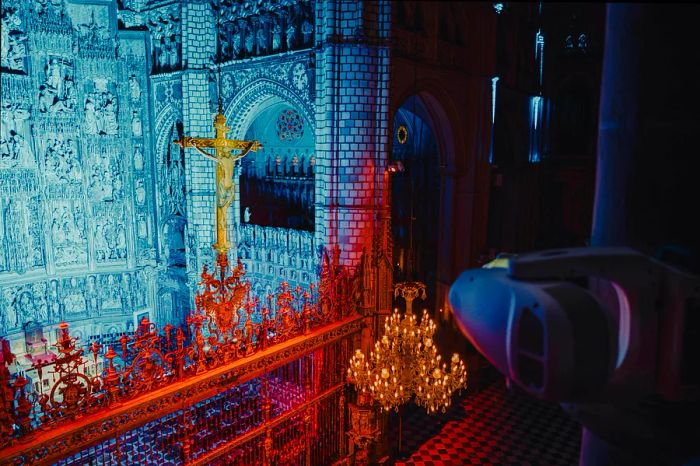 The Lumina show at the Catedral de Toledo transforms the nighttime experience with a captivating blend of light, color, sound, and creativity.