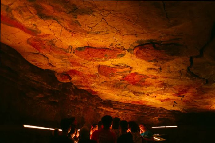 This scale replica of the Cave of Altamira captures the essence of the famous cave paintings.