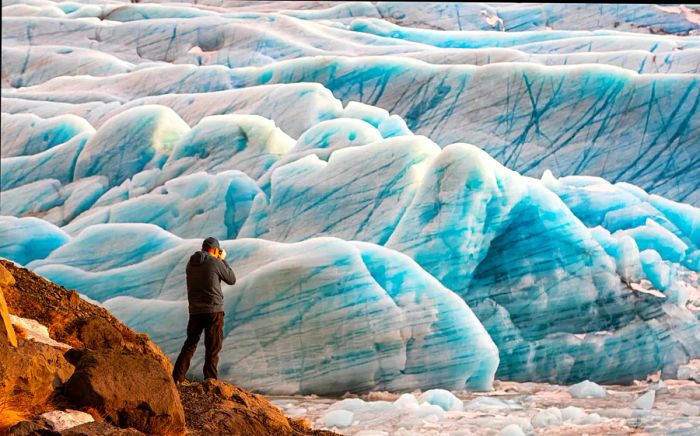 Svínafellsjökull glacier, Europe’s largest ice cap