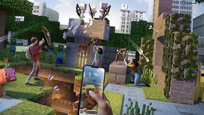 Tính năng nổi bật của Minecraft Earth
