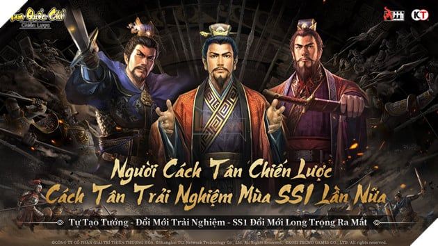 Tam Quốc Chí - Chiến Lược giới thiệu máy chủ chủ đề SS1 mới: Tạo danh tướng theo cách riêng - Cải thiện trải nghiệm