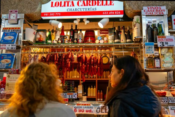 Chorizos from Galicia.