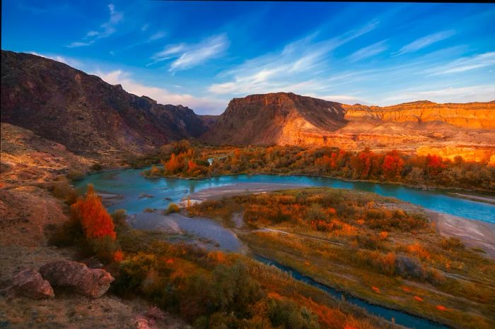 Autumn at Charyn Canyon, Kazakhstan