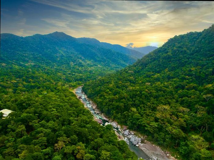 Cangrejal River in Pico Bonita National Park, Honduras