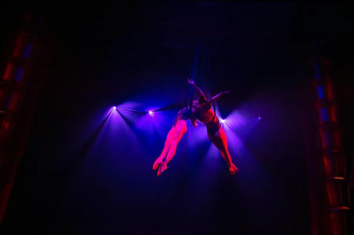 Stunning acrobatic performances at Faena Theater in Miami Beach