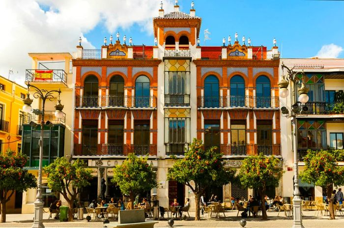 Plaza de España, Badajoz, Spain