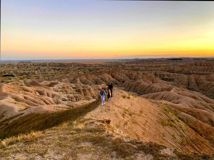 Sunset Over Badlands National Park