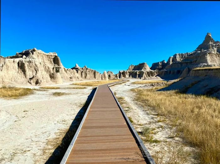 Accessible trails in Badlands National Park