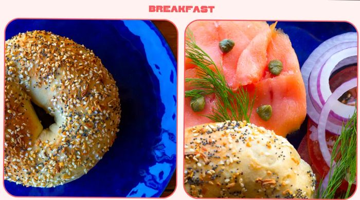 Sesame Seed Lox Bagels