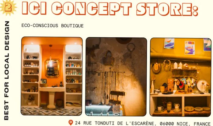 French store showcasing kitchenware, beauty products, and jewelry.