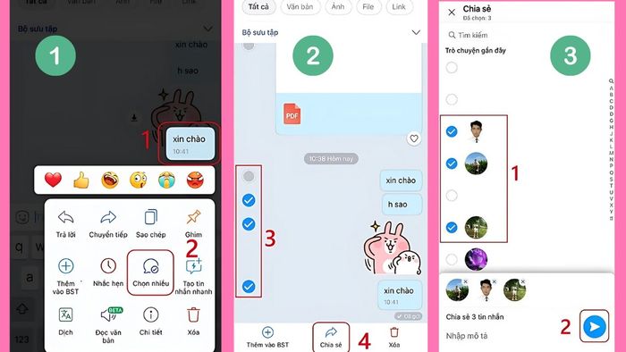 Gửi tin nhắn hàng loạt trên Zalo OA qua điện thoại, cách 2