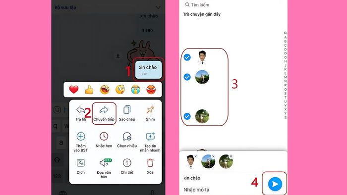Gửi tin nhắn hàng loạt trên Zalo OA qua điện thoại, cách 1
