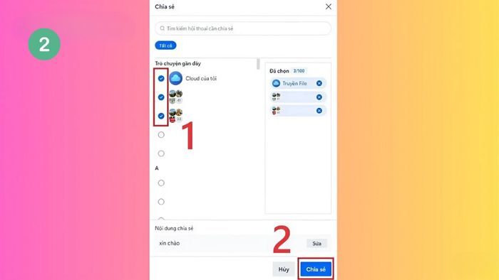 Gửi tin nhắn hàng loạt trên Zalo OA qua máy tính, cách 1 bước 2