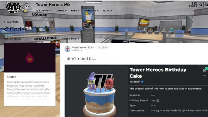 Các trang web uy tín để nhận mã code Tower Heroes