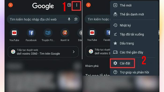 Chặn pop-up trên ứng dụng Samsung - Bước 1