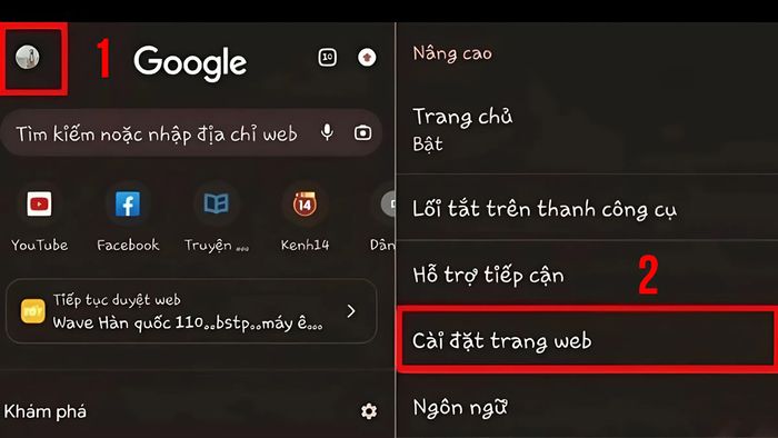 Hướng dẫn chặn quảng cáo trên trình duyệt Chrome - Bước 1