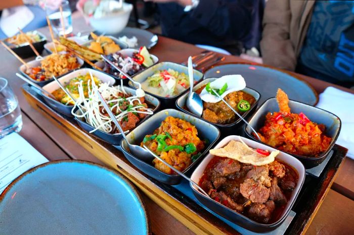 Rijsttafel offerings in Amsterdam