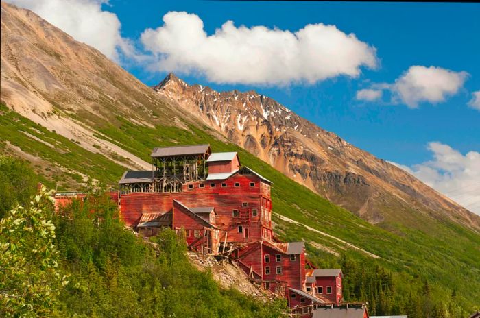 Kennicott Copper Mill in Wrangell-St. Elias National Park, Alaska