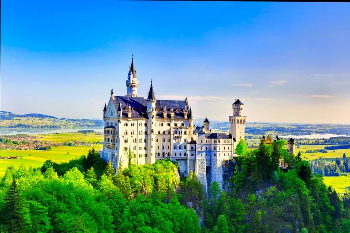 Neuschwanstein Castle in Schwangau, Germany