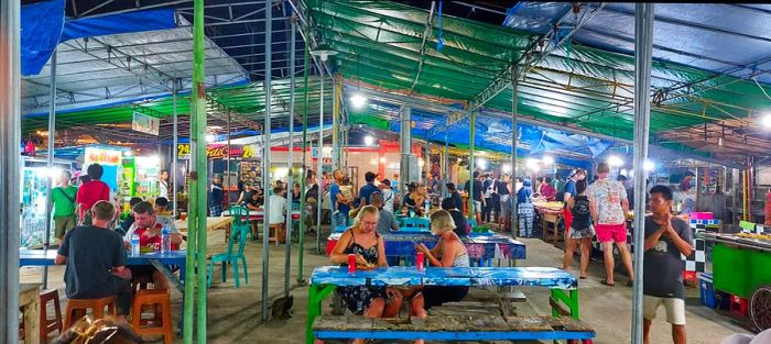 Night market on Gili Trawangan, Indonesia