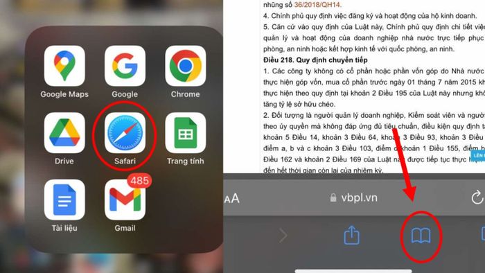 Hướng dẫn xóa lịch sử trên iPhone - Bước 1