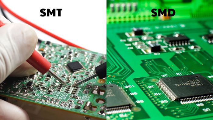 Sự khác biệt giữa SMT và SMD là gì?