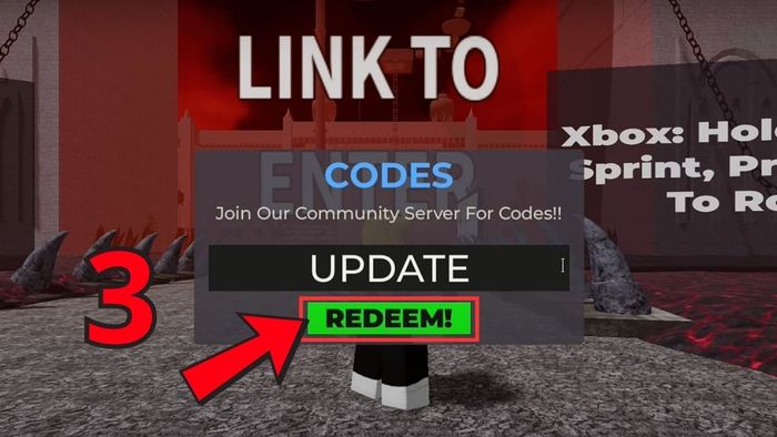 Hướng dẫn nhập mã code Chained Together bước 3