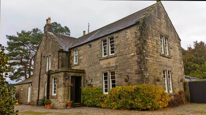 The facade of the Blackaddie Country House Hotel in Sanquhar.